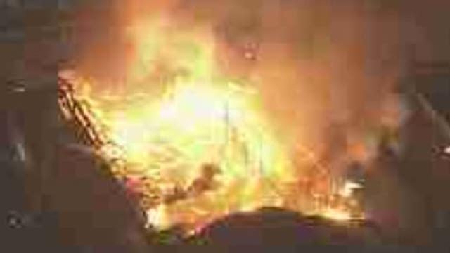 Huntington Park warehouse destroyed by flames