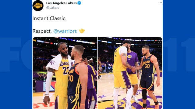 Lakers complete comeback in win over Warriors, secure first-round matchup vs. Suns