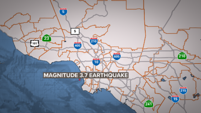 3.7-magnitude earthquake shakes Hermosa Beach area, USGS reports