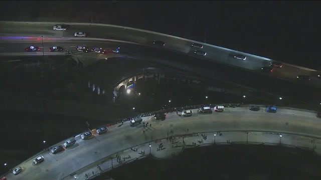 LAPD break up huge underground party held near 110 and 5 freeways