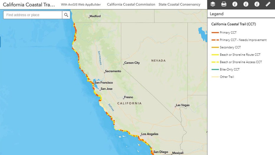 El 70% de la ruta costera de California desde Oregón hasta México ya está completo