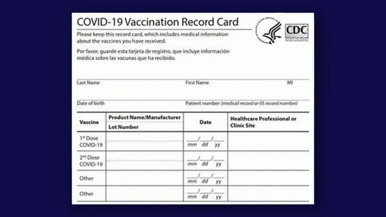 Digital Vaccine Record Card
