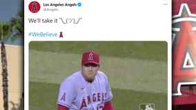 Ohtani delivers on mound, at plate as Angels top D-backs
