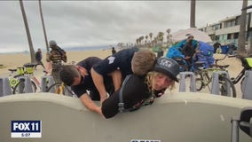 Woman arrested with knife at Venice news conference held by councilman speaking about homelessness crisis