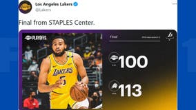 Lakers' bid for repeat NBA Finals run ends after loss to Suns