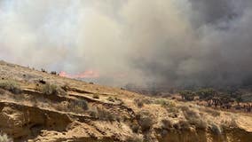 Crews contain brush fire in Hesperia