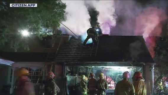 Driver killed after Mercedes plows into Hancock Park home