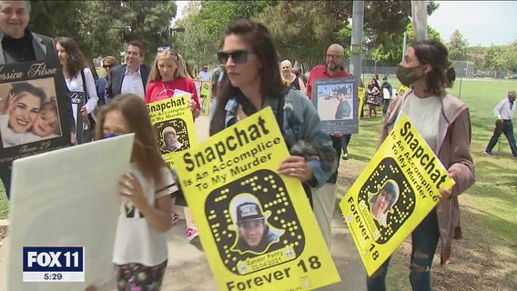 Parents protest Snapchat over fentanyl poisonings of their kids