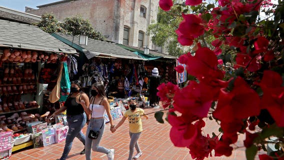 Olvera Street shop owner's plea as California reopens: 'I need customers'