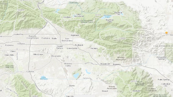 Preliminary 3.6-magnitude earthquake strikes in San Bernardino County