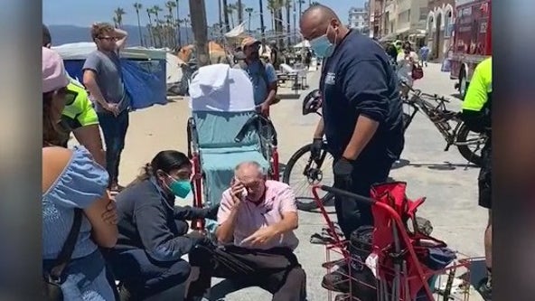 Elderly man viciously attacked in Venice; search for suspect underway