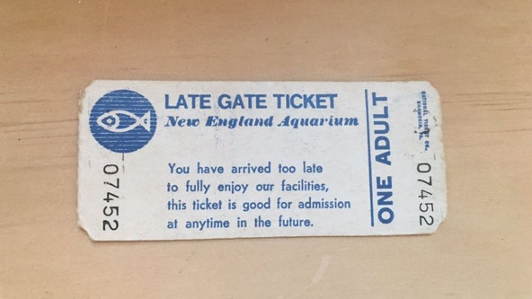 Boston woman uses 1983 aquarium ticket good 'at anytime in the future'