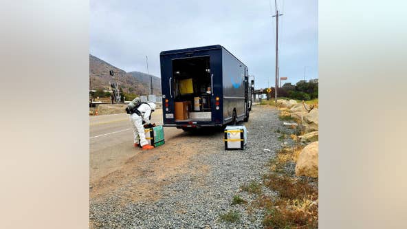 Spilled liquid fabric softener prompts hazmat situation on California highway