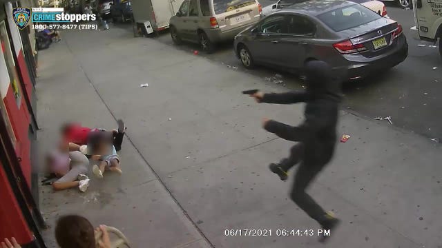 SHOCKING VIDEO:  Man shot in front of children in the Bronx