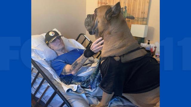 Longtime LA radio host recovers from COVID-19 with beloved 'Tank' by his side