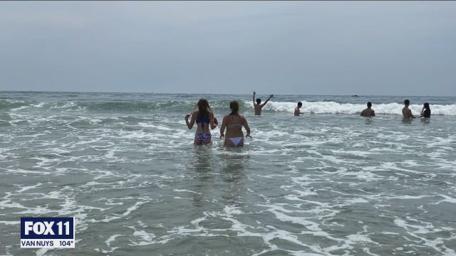 SoCal residents head to the beach as sizzling temps strike the region