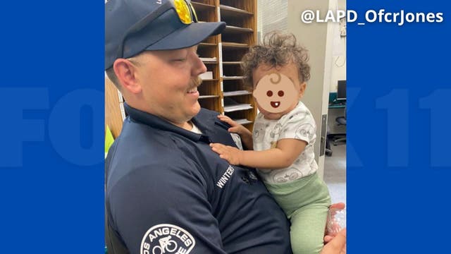 LAPD rescues child left inside hot car in North Hollywood