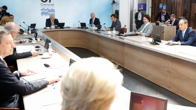 G-7 leaders agree on vaccines, China and taxing corporations