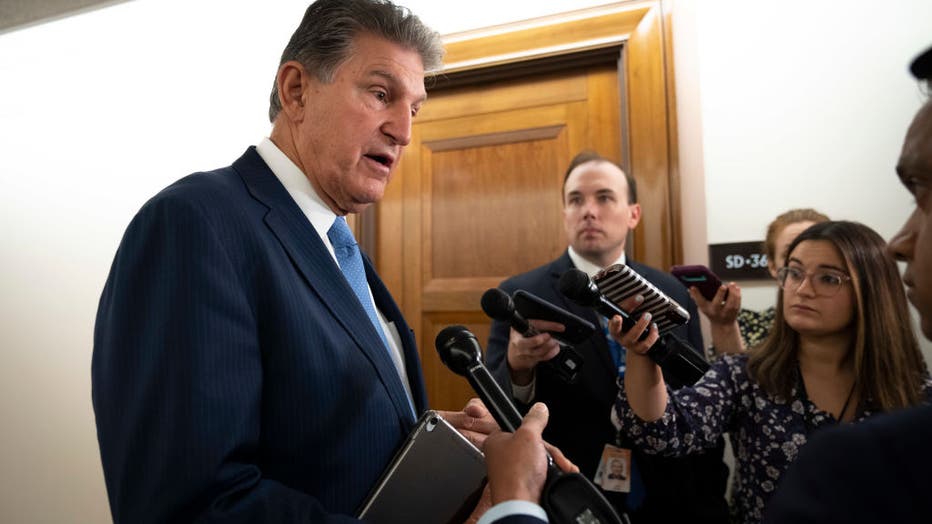 Senator Joe Manchin (D-WV) Speaks With Reporters On Capitol Hill