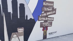 Community unveils Burbank's first Armenian-themed mural