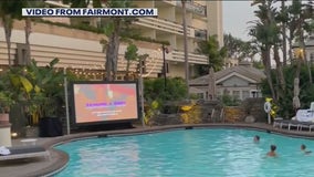 Poolside cinema returns to Fairmont Miramar Hotel in Santa Monica