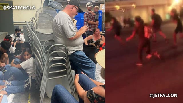 Video shows tense scene at Knott's Berry Farm after shooting outside park, 2 young boys injured