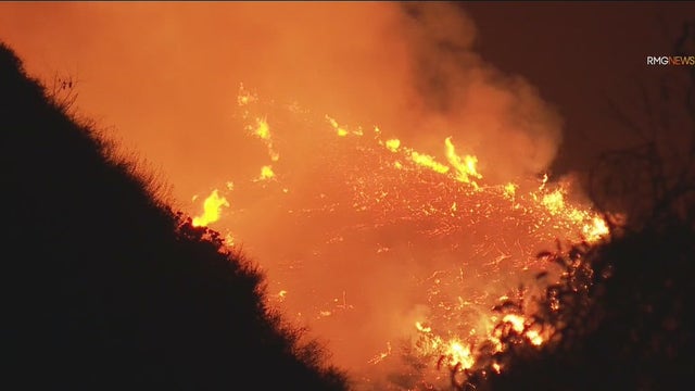 Tuna Fire: Crews contain brush fire burning in Malibu area off the PCH near Tuna Canyon Road