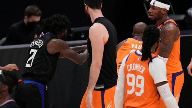 LA Clippers' Patrick Beverley suspended for one game next season for shoving Chris Paul