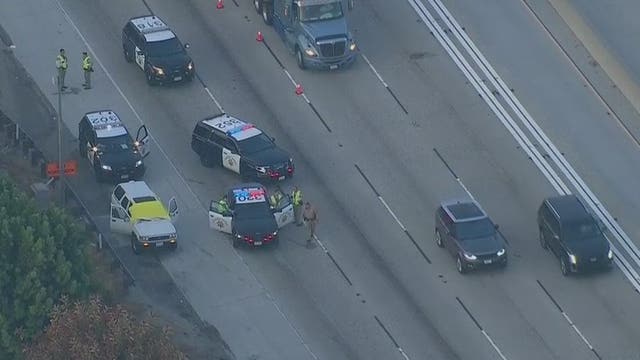 One person found dead in SUV on the 605 Freeway in Hawaiian Gardens