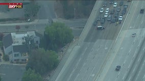 Pedestrian killed on southbound lanes of 57 Freeway in Fullerton