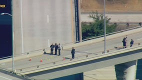 Armed woman shot by CHP officers on Glendale freeway interchange