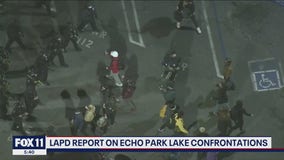 LAPD releases report on Echo Park Lake encampment confrontation