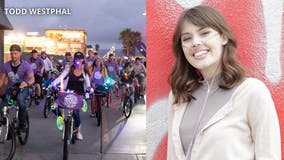 Glow Ride held to honor YouTube star, raise money in fight against cystic fibrosis