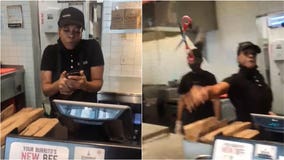 Chipotle employee hurls scissors at customer after he makes complaint