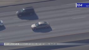 Driver in custody after leading CHP officers on high-speed pursuit on the 605, 210 Freeways