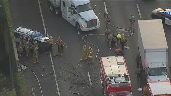 Man charged with killing girlfriend, injuring 4 children in wrong-way crash on the 101 Freeway