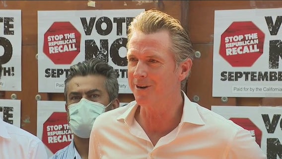 Recall Election: Gov. Newsom makes campaign stop in Los Angeles