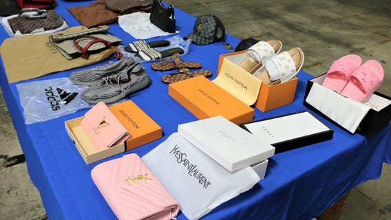$53 million worth of fake designer products seized by officials in LA