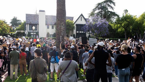 LA City Council seeks law banning protests within 300 feet of target's home