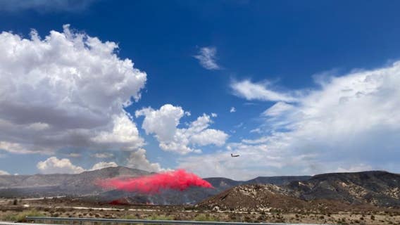 Brush fire breaks out near Cajon Pass, 15 freeway partially closed