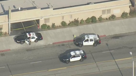Large police presence in Compton after shooting