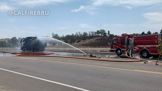 Riverside County propane explosion injures 12 firefighters, 1 civilian