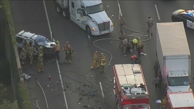 Man charged with killing girlfriend, injuring 4 children in wrong-way crash on the 101 Freeway