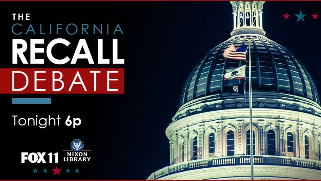 CA recall election of Gov. Newsom: FOX 11 hosts GOP debate at Richard Nixon Presidential Library