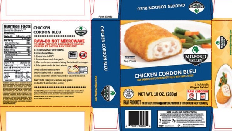 milford chicken recall usda