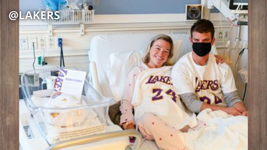 Remembering Kobe Bryant: Babies born on Aug. 23 got Lakers gear at UCLA  Health
