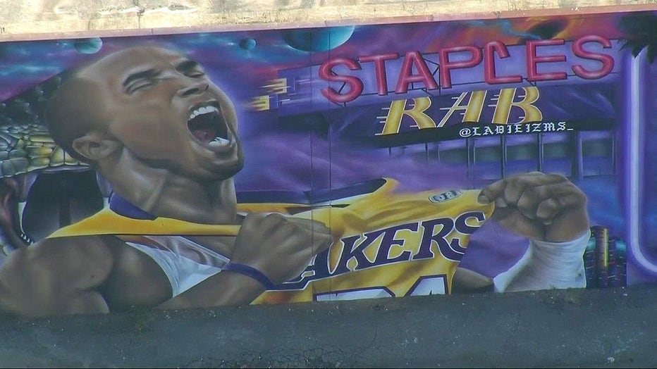 LA Dodgers Lakers Y2K Kobe Bryant Graffiti Street Distressed Los Angel –  thefuzzyfelt