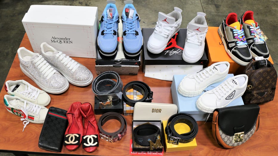 $53 million worth of fake designer products seized by officials in LA