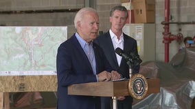 President Biden joins Newsom in Long Beach for campaign rally