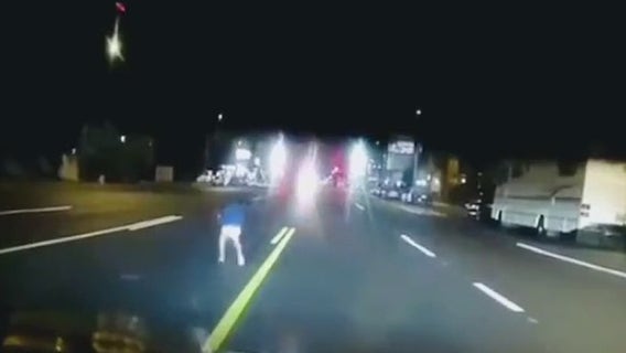 Delivery driver rescues young boy wandering through traffic in Van Nuys